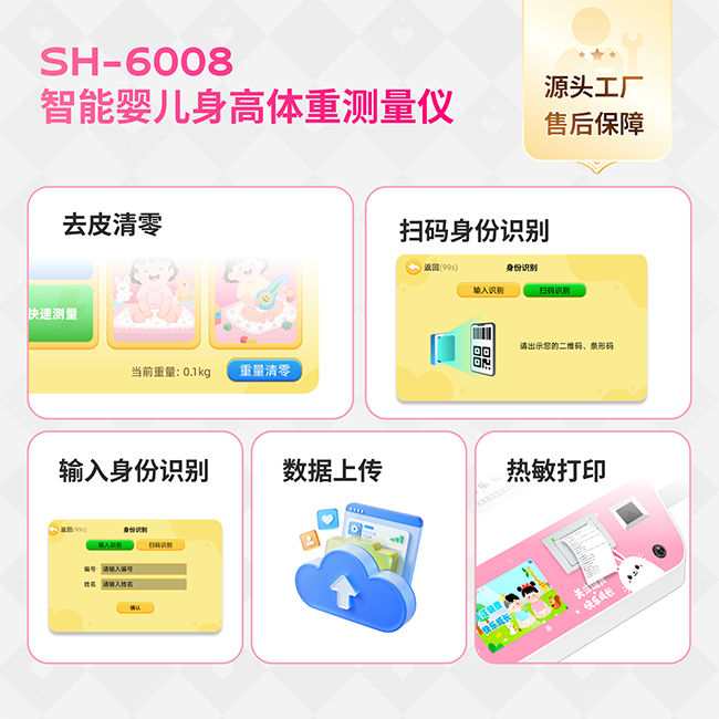 智能醫(yī)用嬰兒身高體重秤